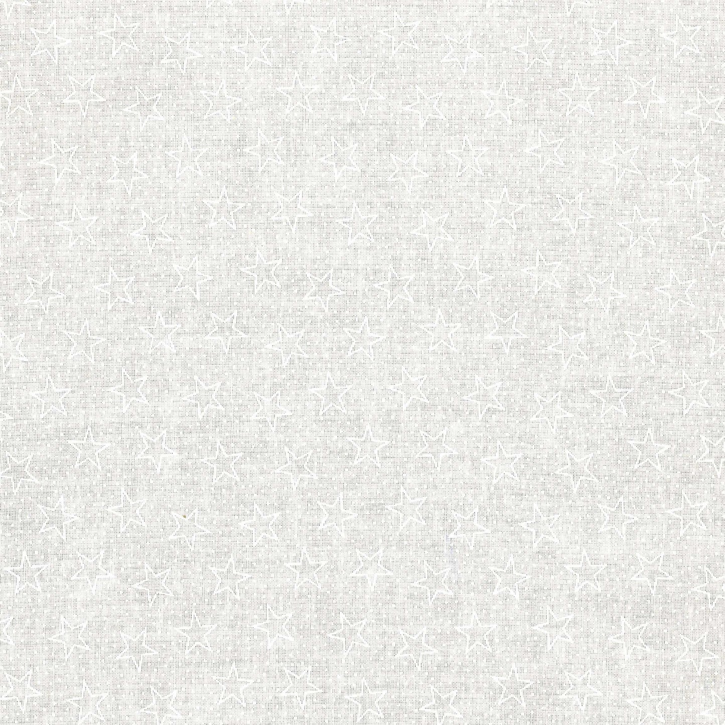 Star pattern fabric swatch with outlined stars on light gray background