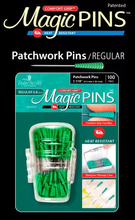 Magic Pins Patchwork Regular 100pc # 219805 from Taylor Seville Originals