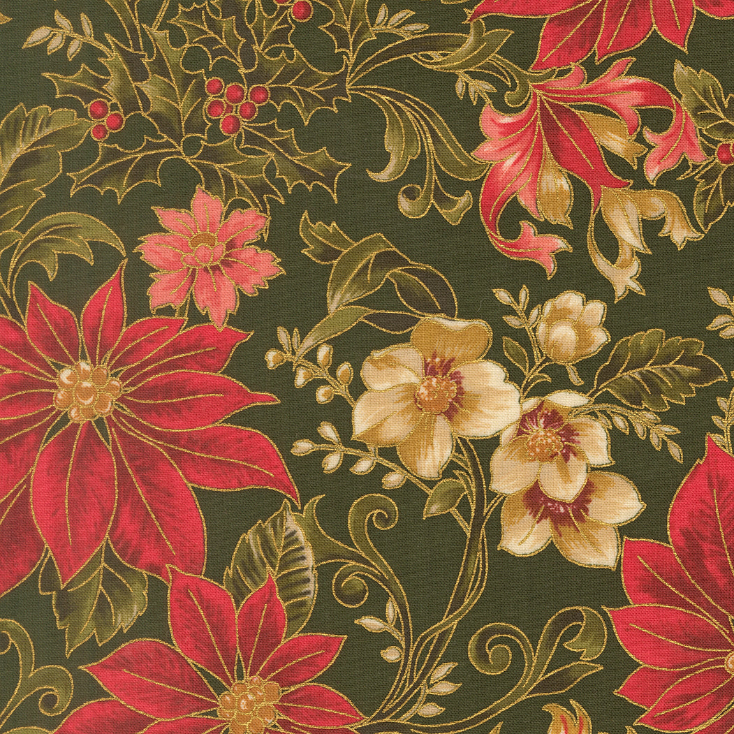Merry Manor - Evergreen 33860 13M from Moda Fabrics