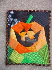 Halloween Jack O Lantern Paper Piecing - Free Pattern