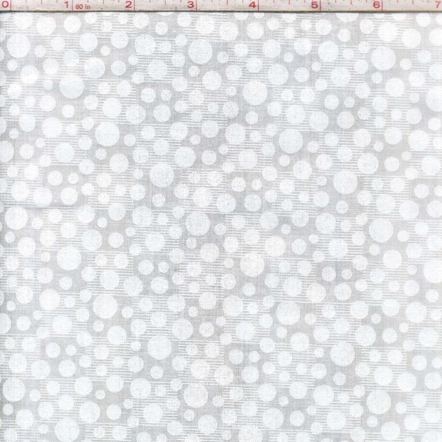 Light gray circle-pattern fabric swatch