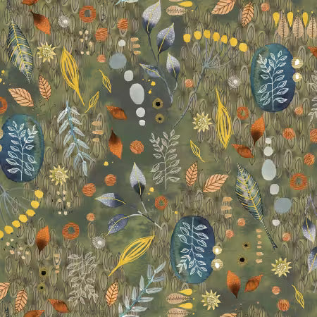 Flora & Form Labradorite Forage # 54779DM-1 by Essoldo Design Collection from Windham Fabrics
