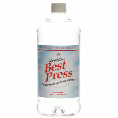 Best Press Spray Starch Scent Free 33.8oz Bottle # 60044 from Mary Ellen Products