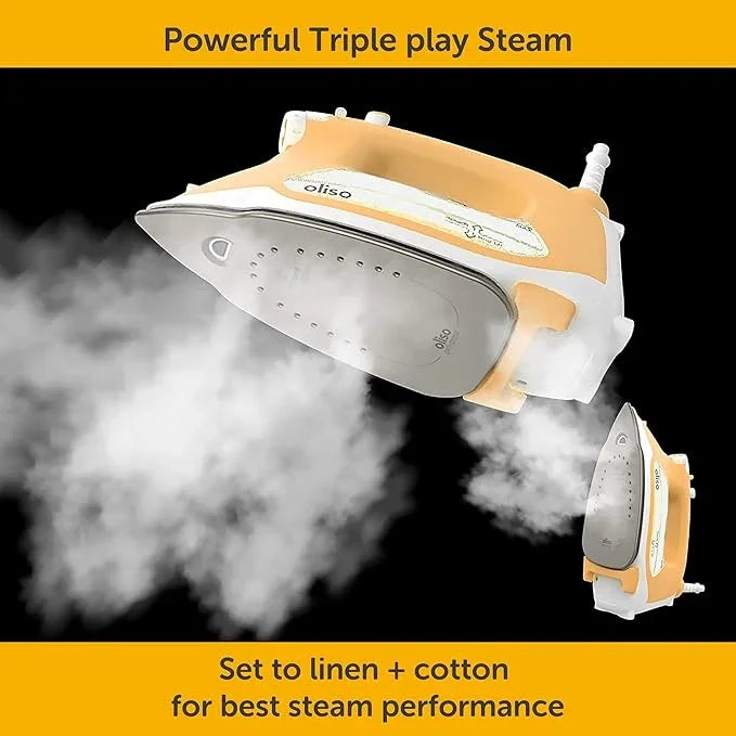 Butterscotch Oliso TG1600 ProPlus steam iron with triple play steam output