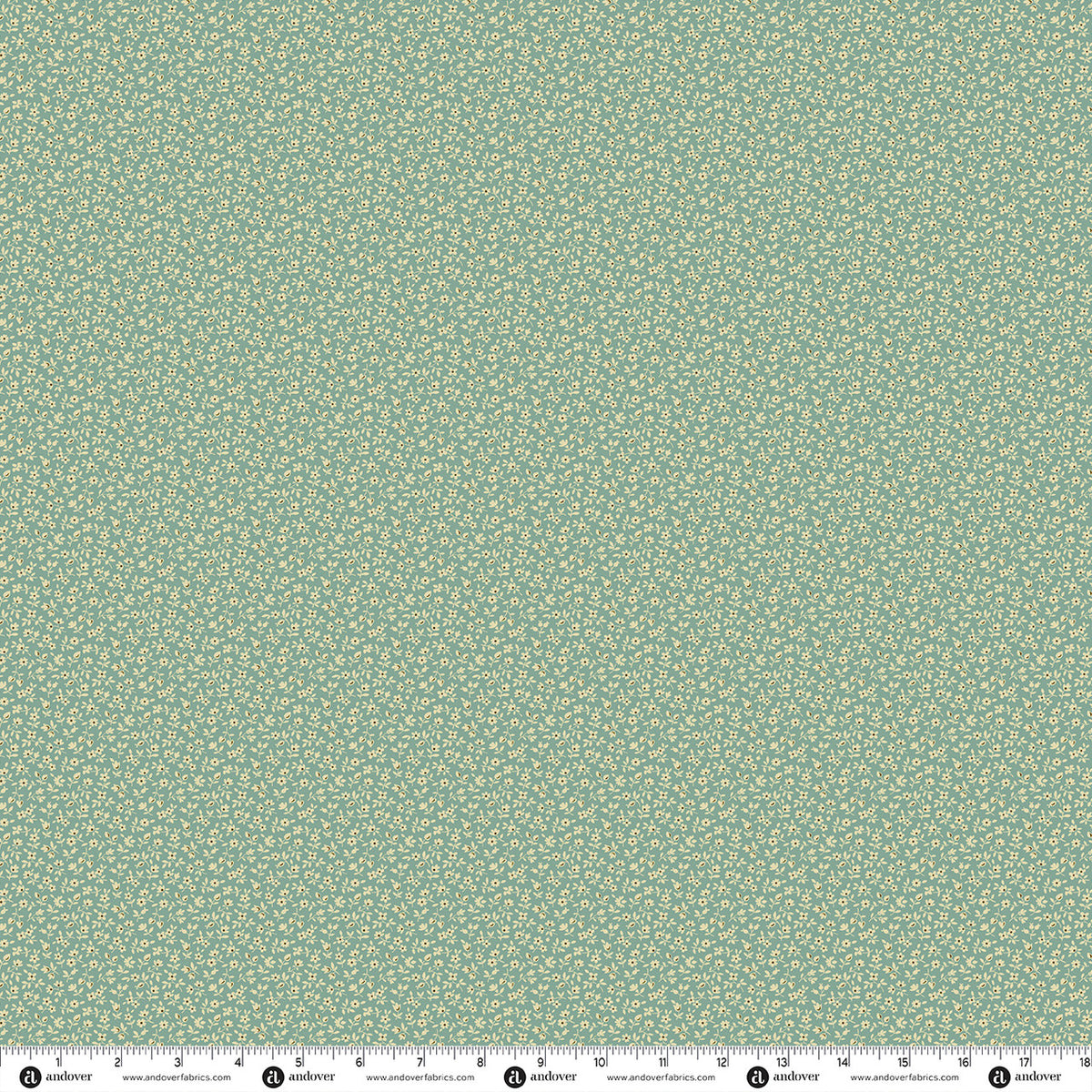 Blue Willow Snowberry Water Fall quilting fabric by Laundry Basket Quilts for Andover