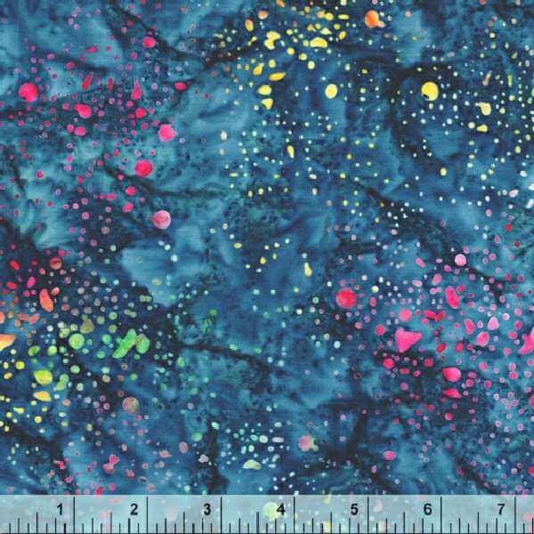 Paint Splatter Etch Batik 859Q-13 from Windham Fabrics Anthology Fabrics