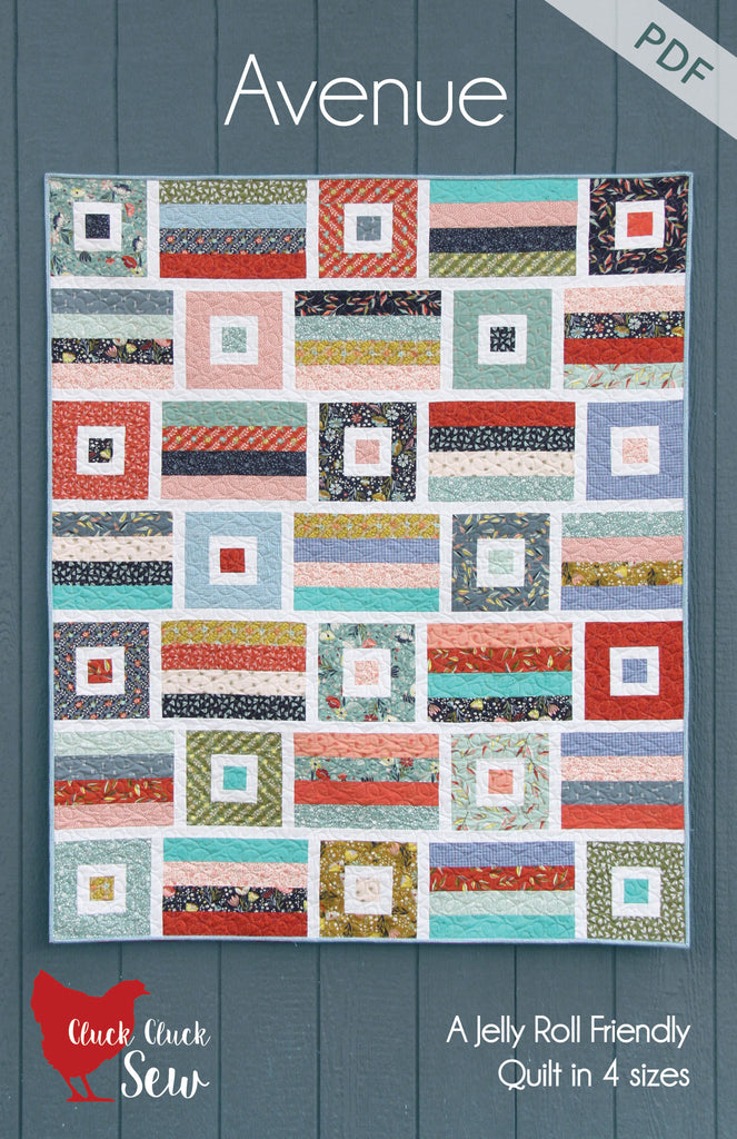 Avenue quilt pattern CCS201 by Cluck Cluck Sew cover