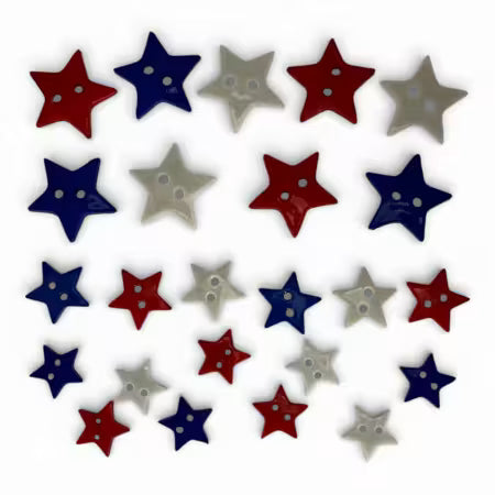 All American Starts Craft & Sewing Buttons # BG-4389 from Buttons Galore