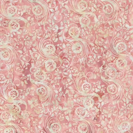 Ornamental Floreale Batik Wistful Mauve # BT23210-196 by Karen Gibbs for Riley Blake Designs