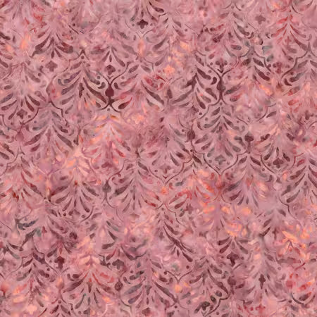 Ornamental Floreale Batik Berry Persimmon # BT23211-208 by Karen Gibbs for Riley Blake Designs