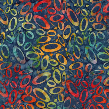 Batiks Retro Revival Dark Skies # BT23272-307 by Tammy Silvers Collection from Riley Blake Designs