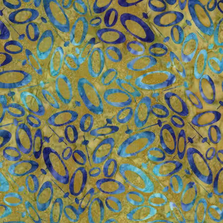 Batiks Retro Revival Peridot Fern # BT23272-325 by Tammy Silvers Collection from Riley Blake Designs
