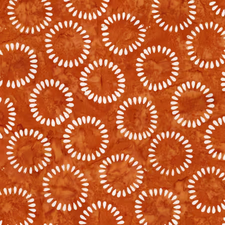 Batiks Fright This Way Spice # BT23332-238 by Sandy Gervais from Riley Blake Designs Sold by the Half Yard