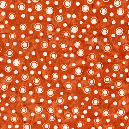 Batiks Fright This Way Red Fox # BT23334-239 by Sandy Gervais from Riley Blake Designs Sold by the Half Yard