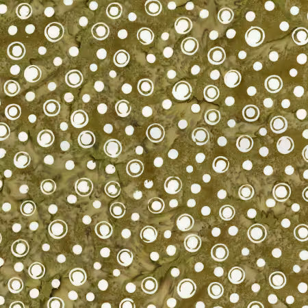 Batiks Fright This Way Olive # BT23334-315 by Sandy Gervais from Riley Blake Designs Sold by the Half Yard