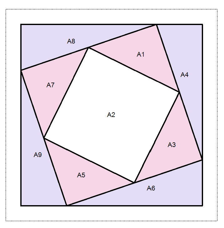 6 inch Tilted Window Foundation Paper Piecing FPP Free Pattern by The Quilting Bea