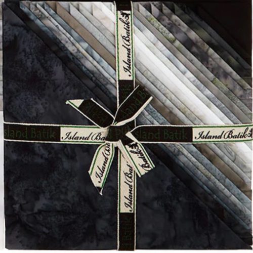 Bodacious Black -ST 10" Stack from Island Batik