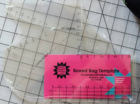 Boxed Bag Template # CM22BBT by Carolina Moore