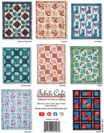 Double Focus 3-Yard Quilts # FC032444 from Fabric Cafe