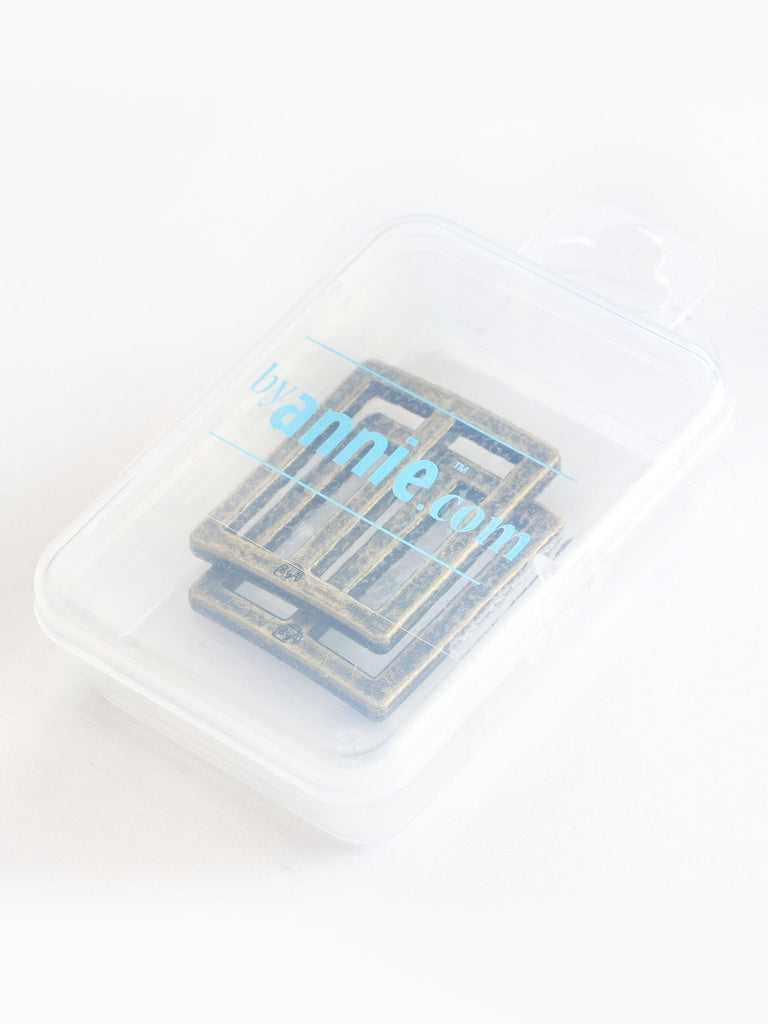 Antique Brass Slider - 1" - Set of Two HAR1-SL-AB-TWO from ByAnnie