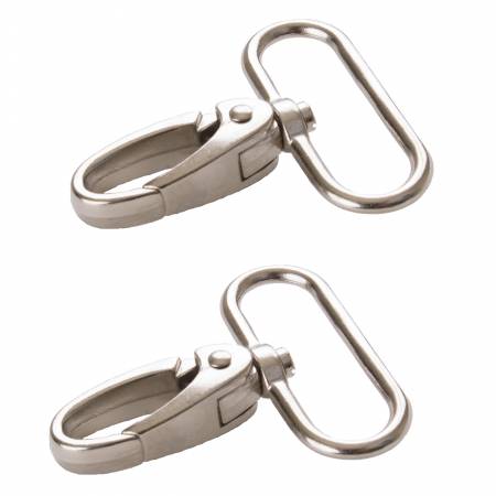 HAR15-SW-N-TWO Swivel Hook 1-1/2in Nickel Set of Two from ByAnnie