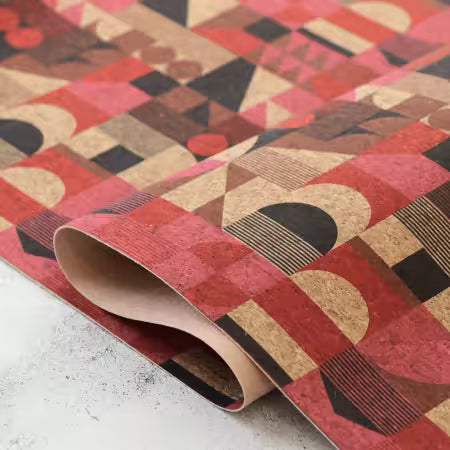 Mid-Century Modern Cork 1/2 Yard # HCFMIDC from Sallie Tomato Cork Cuts Collection