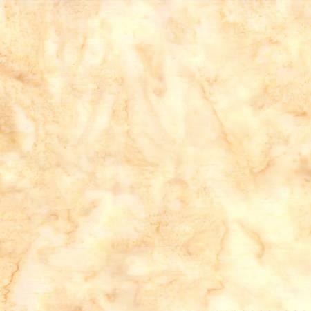 Batik watercolor fabric with light tan abstract wash pattern