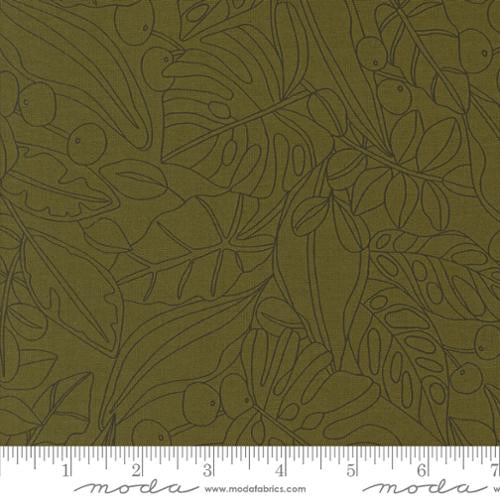 Botany Greenery Monstera 11551 29 Moda #1 by Alli K Designs for Moda Fabrics Sold by the Half Yard