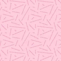Light pink patterned fabric with scattered geometric scribble lines