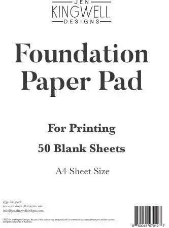 A4 blank paper pad for printing, 50 sheets