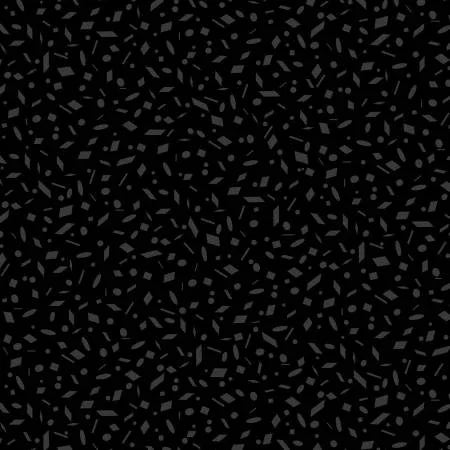 Black onyx confetti fabric with small scattered light flecks