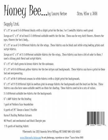 Printed collage insert with product text and barcode