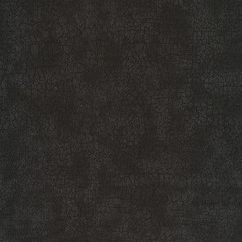 Northcott Fabrics crackle printed fabric, dark raven gray pattern