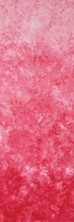 Pink to magenta ombre batik fabric with textured pattern