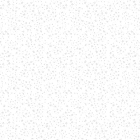 Windham Blanche Superstar (Stars) White on White Sold by the Half Yard