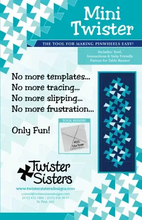 Mini Twister tool package with geometric pattern and tool cutout