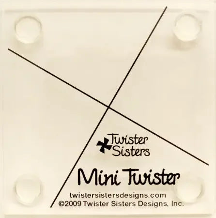 Mini Twister tool set card with Twister Sisters logo and branding
