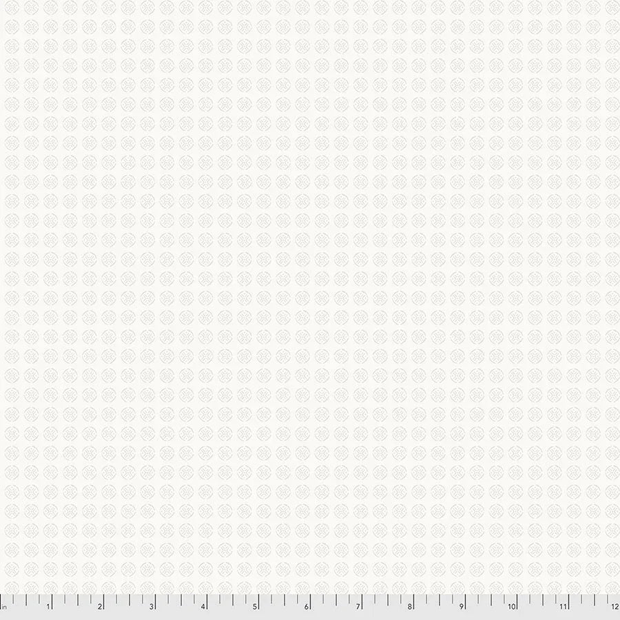 Fabric swatch with light gray ice-chips pattern