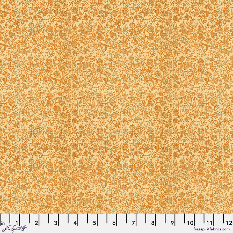 Last Chance One Yard Cut Eclectic Elements Palette Orange II Tiny Print - Orange by Tim Holtz Palette Orange PWTH238.ORANGE from FreeSpirit Fabrics
