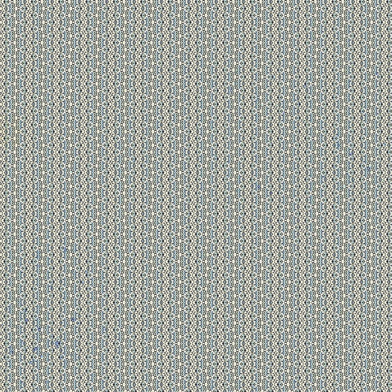 Light blue cotton fabric with tiny geometric pattern