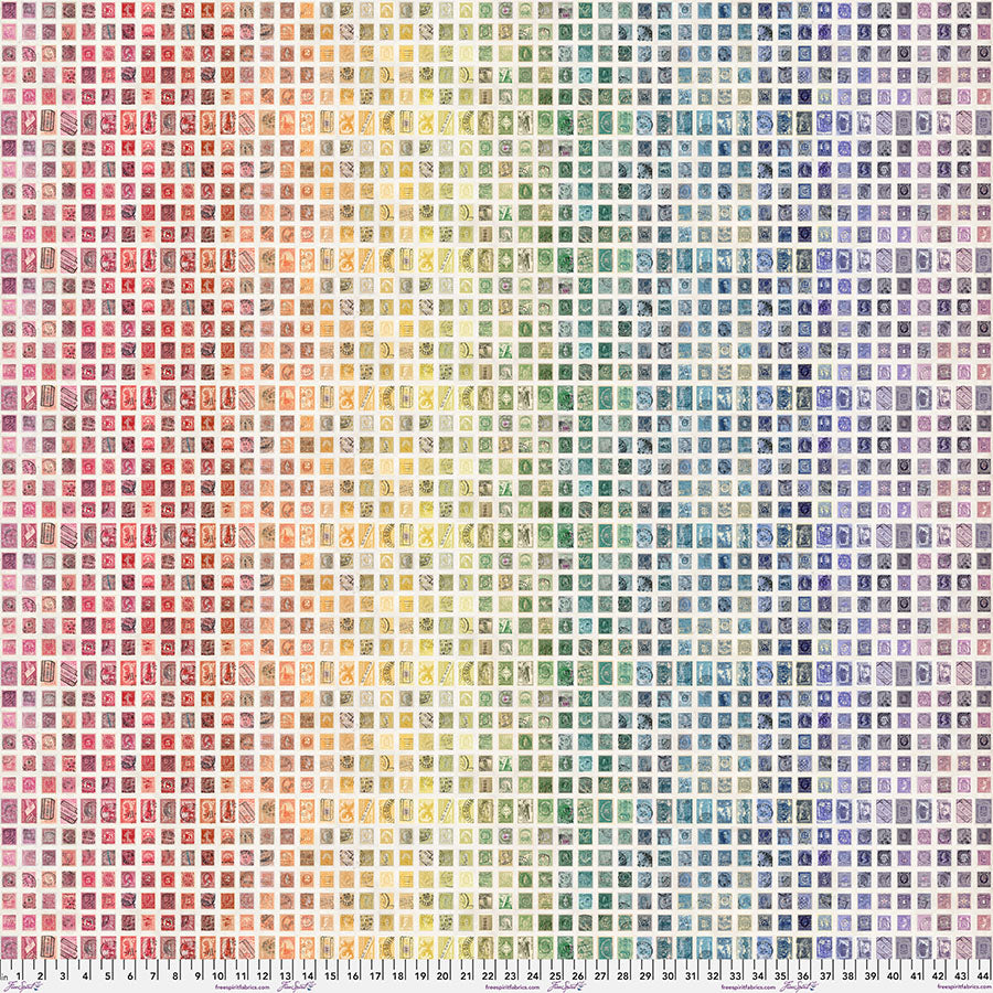 Tim Holtz Eclectic Elements Multi Palette - Multi Stamps PWTH321.MULTI by Tim Holtz from FreeSpirit Fabrics