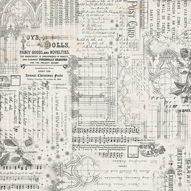 Eclectic Elements Seasonal - Christmas Remnants PWTH.336 by Tim Holtz from FreeSpirit Fabrics Sold by the Half Yard