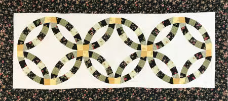 Slit N Sew Double Wedding Ring Template Set # QP031360 from Quilters Paradise