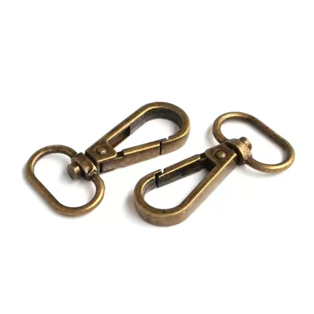 Two Swivel Hooks 3/4" Antique # STS140A from Sallie Tomato