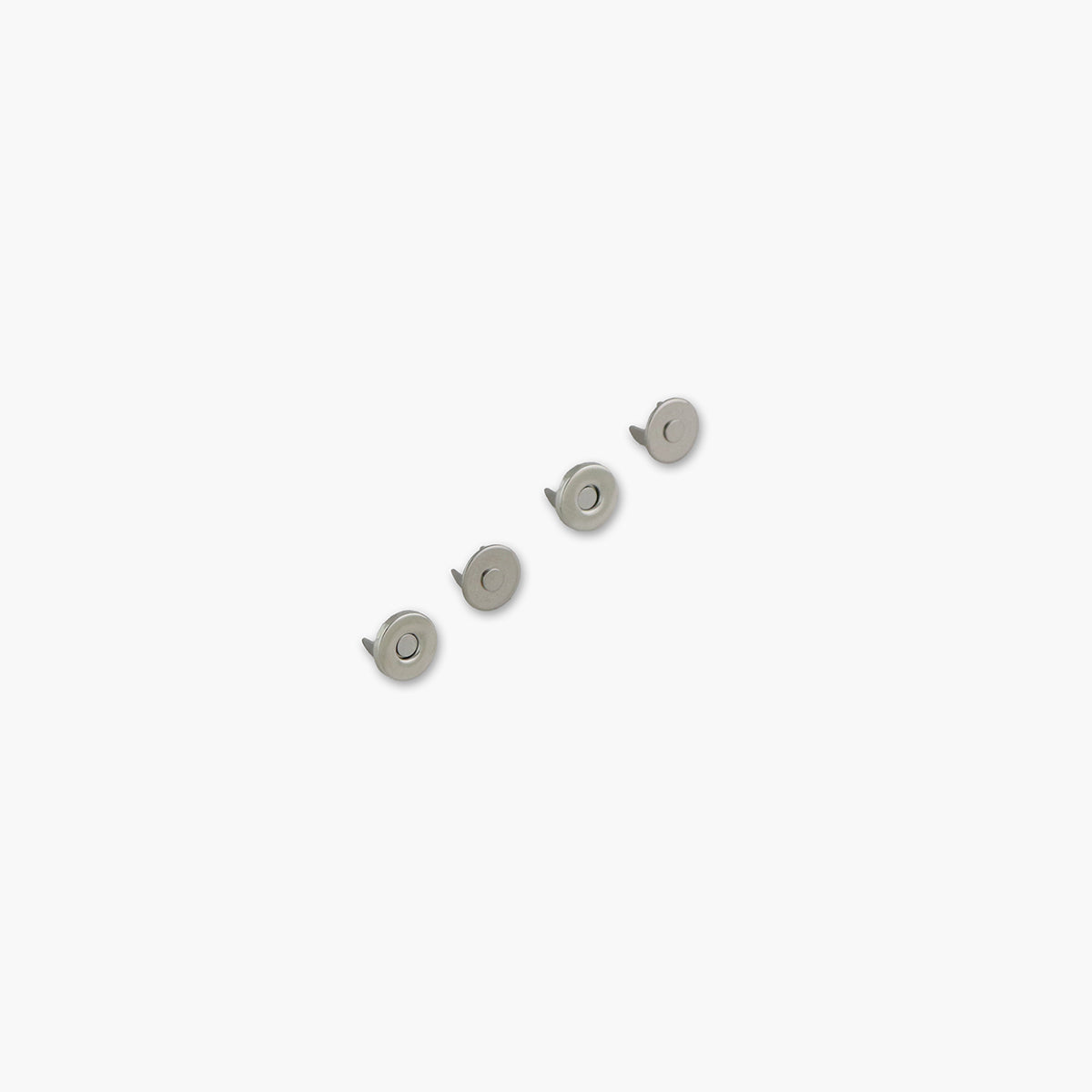 Sallie Tomato Two Magnetic Snaps 1/2 inch Nickel STS175S bag making hardware