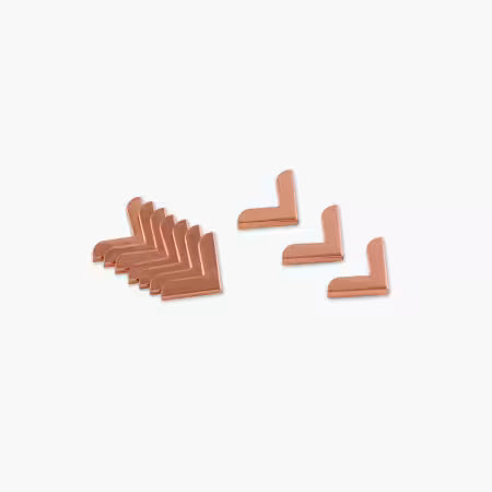 Metal Corners Rose Gold # STS259C from Sallie Tomato