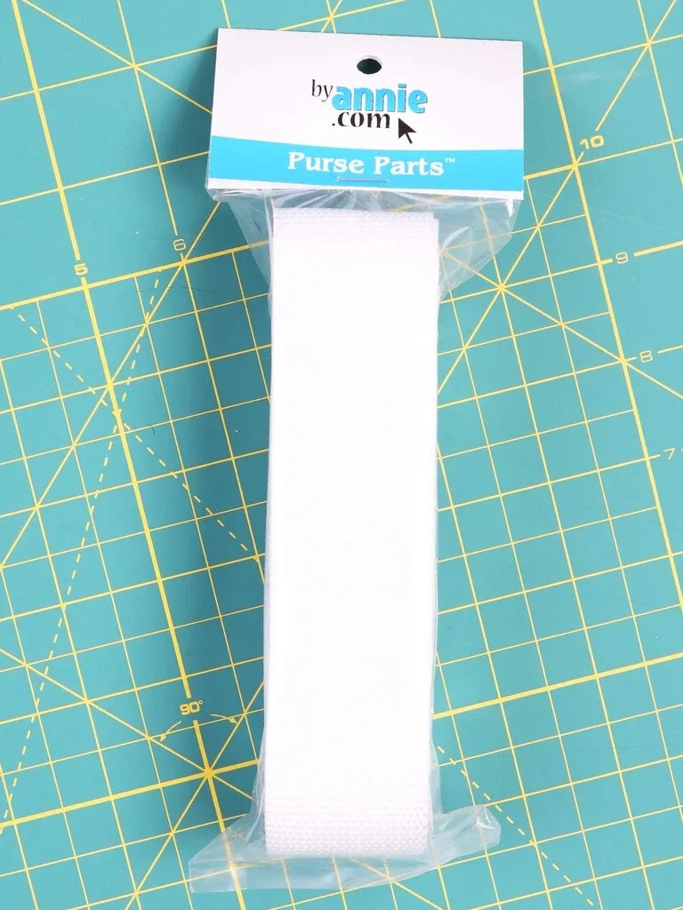 White strapping tape roll, 1.5 in width, 3 yd, byAnnie