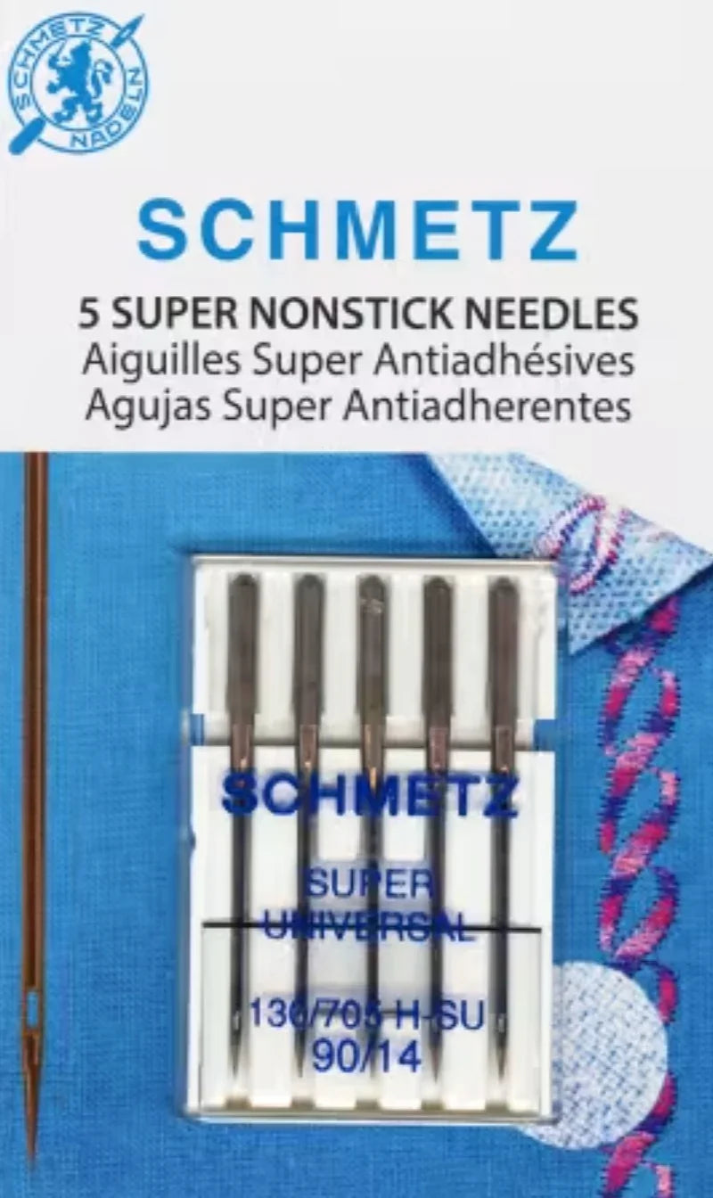Schmetz nonstick needle set (5) in blister pack, size 90/14 #4503