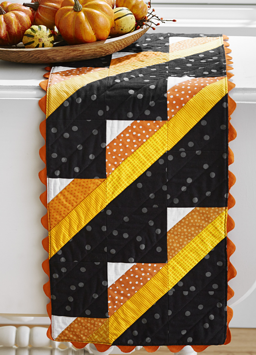 Candy Corn Table Runner - Free Pattern