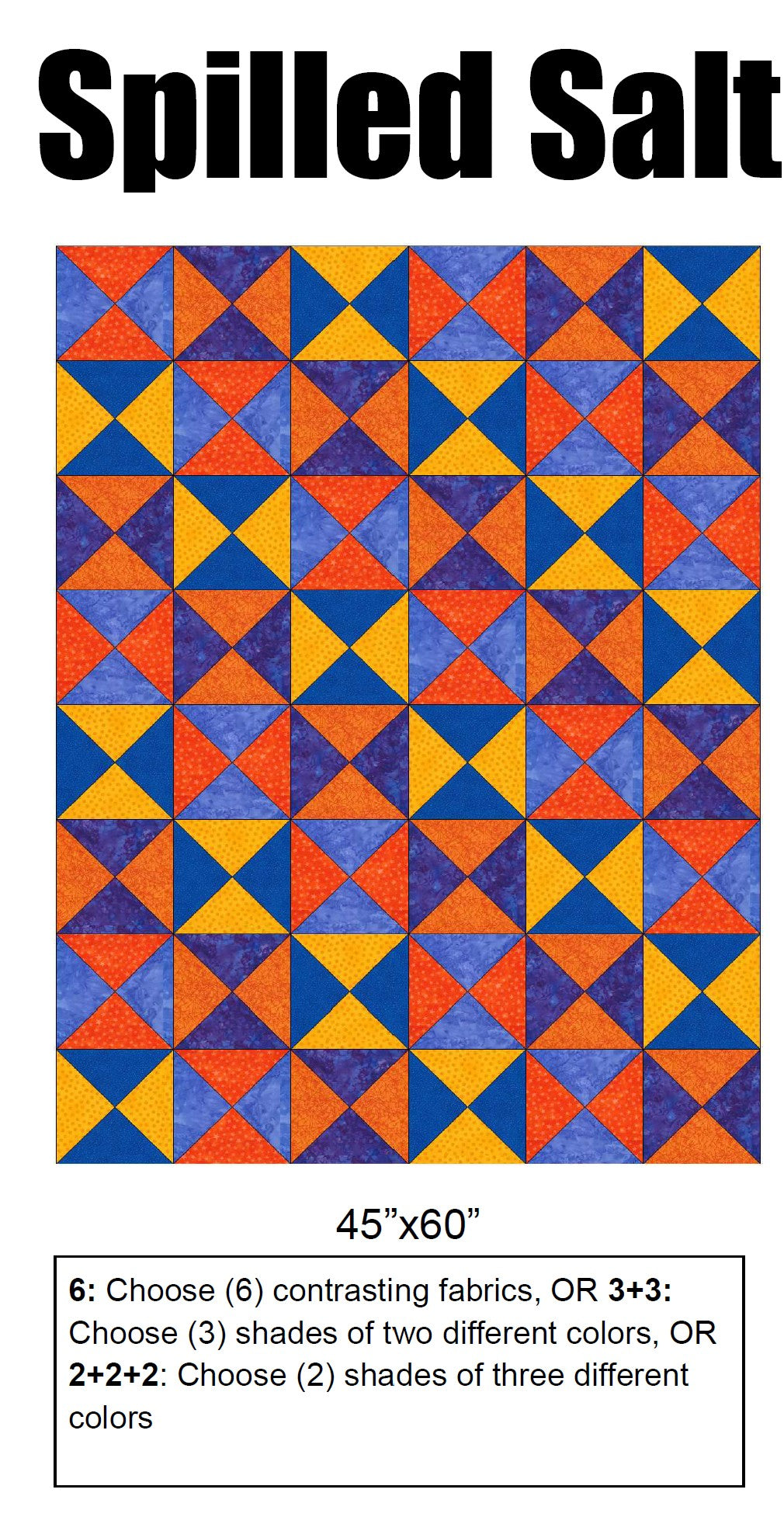 Spilled Salt Quilt Pattern by Teresa Coenen – Stitchin' Tree from The Quilting Bea